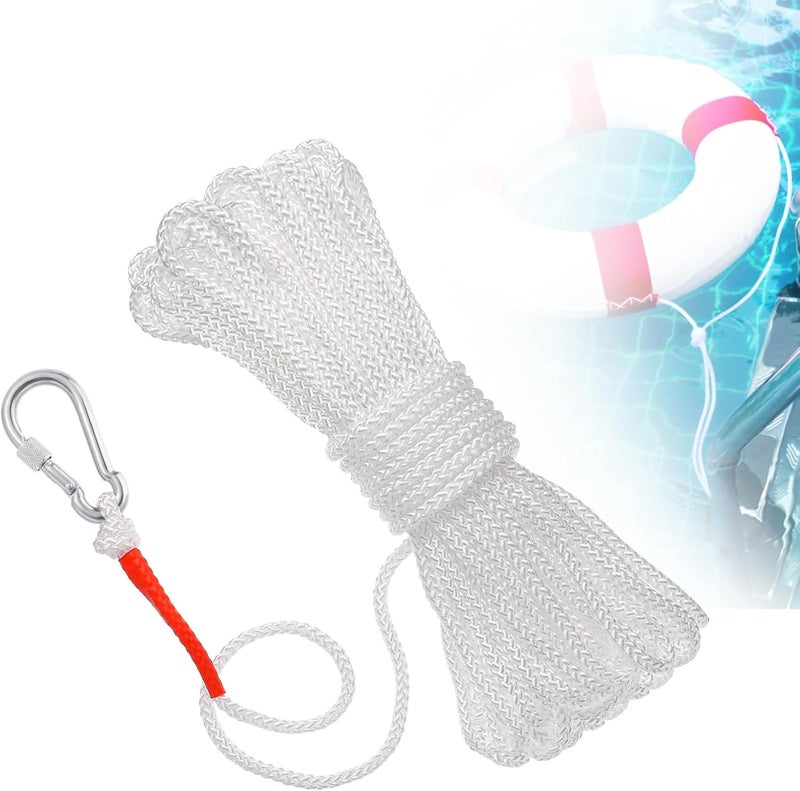 Acostop Water Floating Lifesaving Rope - Professional Throwing Pool Life Preserver Rope Line for Swimming Small Kayak Inflatable Boat - Image 1